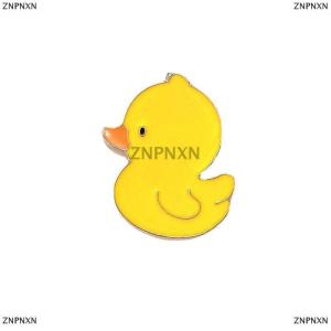 [COD] ZNPNXN Cute Brooch Cartoon Little Yellow Duck Clothes Accessories Pin Badge