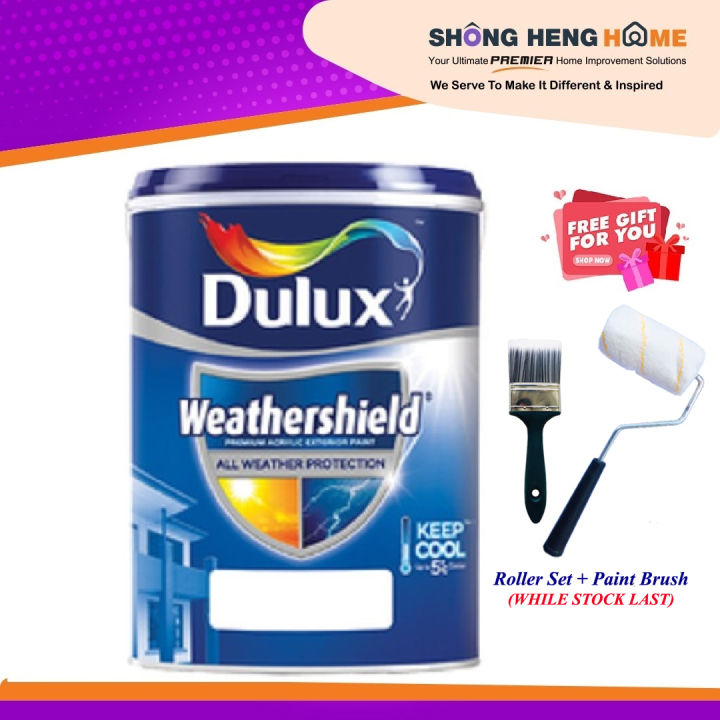 [COLLECT RM30 OFF VOUCHER] 18L Dulux Weathershield (WS) [Exterior Wall