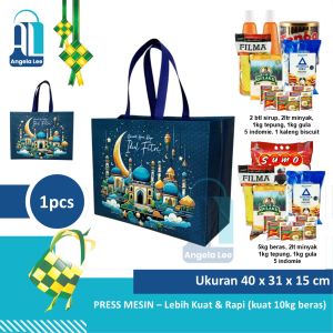 Tas Hampers Lebaran Idul Fitri Sembako Ramadhan Tebal Kaku Eksklusif FullPrint