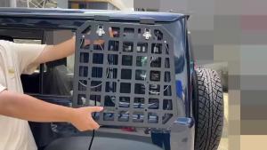 mv1 Car Rear Window Glass Armor Protector Racks for Suzuki Jimny 4-Door 2019 2020 2021 2022 2023 2024 2025 Up Accessories P7M3Y