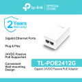 TP-Link Official Store | TL-POE2412G |10/100/1000Mbps Plug-and-Play Wall Mount Gigabit 24VDC Passive PoE Adapter. 