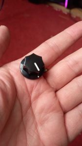 Núm Chiết Áp Núm 6MM Đường Kính Trong 20mm 10MM Đen Phụ Kiện Guitar