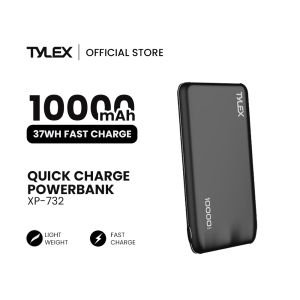 TYLEX XP-732 Power Bank 10000mAh Large Capacity Fast Charging Dual Output compact Travel Friendly Iphone Android