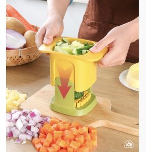 Alat Pemotong Kentang Wortel Pengiris Bawang Model Tekan Dadu Chopper Sayuran  Buah Salad Kentang Vegetable oscar