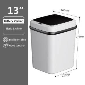 ถังขยะระบบเซนเซอร์ 15L ถังขยะอัจฉริยะ ถังขยะเปิดปิดอัตโนมัติ Sensor waste ถังขยะอัจฉริยะสำหรับใช้ภายในบ้าน