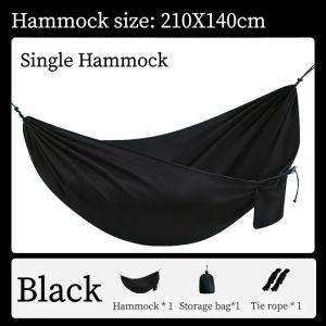 Portable Foldable Outdoor Hammock Duyan Travel Hammock with Storage Bag Suitable for Camping