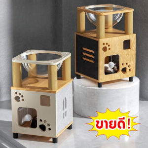 【QPETS】COD คอนโดแมว โต๊ะข้างเตียง ที่นอนสัตว์เลี้ยง บ้านสัตว์เลี้ยง เฟอร์นิเจอร์สัตว์เลี้ยง หลุมอวกาศ หรูหรา แข็งแรง 2ชั้น
