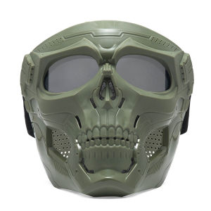 Riding Mask Windproof Sand Skull Mask Breathable and Comfortable Snug Fit Adjustable Detachable