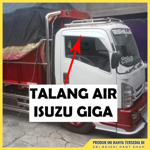 Talang Air Isuzu Giga Warna Hitam Putih NMR NLR Microbus 55 1 Pasang Tebal 3 mm
