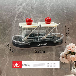 กระปุกใส่เครื่องเทศ เครื่องปรุง แบบโปร่งใส ทันสมัย เหมาะสำหรับร้านอาหารหรือครัวเรือน เกรดอาหาร หล่นแล้วไม่แตกหักง่าย ติดกับผนังได้ 3LI