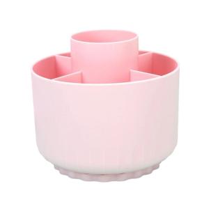 Rotating Pen Cup Desk Pen Organizers 5 Compartments Pen Organizers Pencil Cup Art Supply Organizers for Office