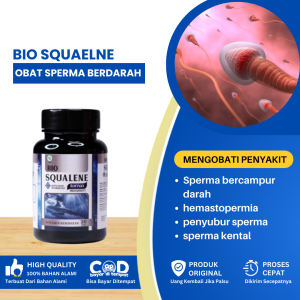 Obat Sperma Berdarah Obat Sperma Bercampur Darah Obat Air Mani Berdarah Obat Hematospermia Obat Azoospermia Obat Perdangan Uretra Obat Herbal Atasi Sperma Berdarah - Bio Squalene