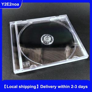 【Local shipping】 Transparent Plastic Single Piece Disc Case CD Case Thickened CD DVD Disc Box