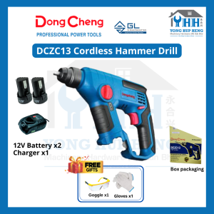 [SOLO/FULL] DongCheng DCZC13 Cordless Hammer Drill 12V DCZC13B Rotary Hammer Drill