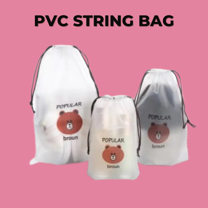 PVC Drawstring Bag | Waterproof Bag | Lazada PH