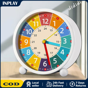 Alarm Clock Child Alarm Clock Electronic Clock Mute Learning Creative Modeling Cartoon Vintage Clock Bedroom Table Rechargeable childrens metal alarm clock early education girls boys desktop wake-up clock students learning clock
