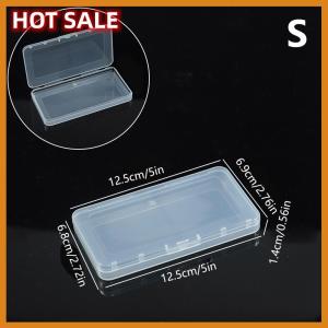 🔥🔥🔥dingdaocunz Mini Plastic Box Rectangular Box Translucent Box Packing Box Storage Box Dustproof Solid Strong Jewelry Storage Case Container