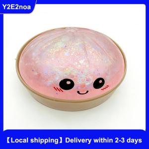 【Local shipping】 Jumbo Rainbow Dumpling Squishies 1pc Oversized Soft Slow Rebound Sensory Squeeze Toy for Desk Decoration