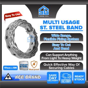 Multi Purpose Steel Band Bend Besi Stainless Steel Band 8 Meter 12MM 17MM 25MM