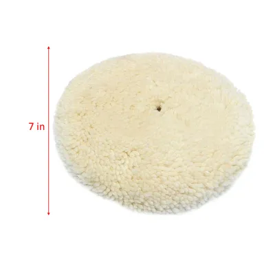 7นิ้ว180มม.ผ้าขนสัตว์อ่อนนุ่มทำความสะอาดขัดเงา Bonnet Pad สำหรับรถน้ำยาขัดเงารถ-Intl