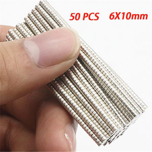 10/20/50 Pcs Round Magnet 6mm x 10mm Hole3mm Neodymium Magnet N35 Permanent NdFeB Super Strong Powerful Magnet imanes Disc 6*10