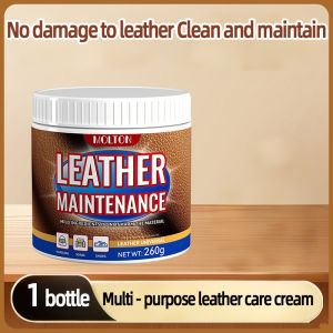 Leather dry cleaning agent Leather cleaning and Leather care cream Decontamination and Preservation Does not damage