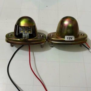 Đèn soi biển số sắt đèn soi biển số led xe tải xe ba gác. Điện 12v và 24v (1 chiếc)