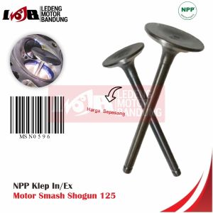 NPP Premium Klep Set In & Ex Smash Shogun 125 Suzuki Payung Klep Valve Kit