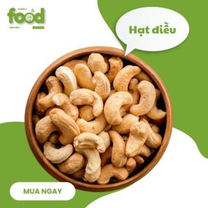 Hạt điều sấy nguyên vị không muối ( tách đôi ) - hạt điều sạch vỏ lụa - LOẠI NGON thơm ngọt béo giòn