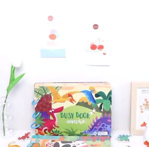 busy book activity velcro book for toddlers gift Christmas kids busybook alphabet shapes numbers puzsle