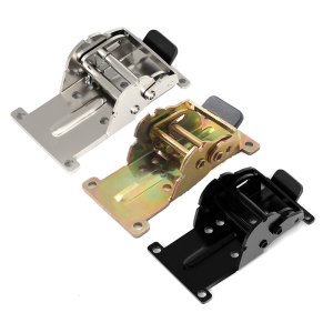 Foldable Hinge Hardware 180 Degree Locking Brackets for Folding Table Legs & Bed Frame Support Simple Installation
