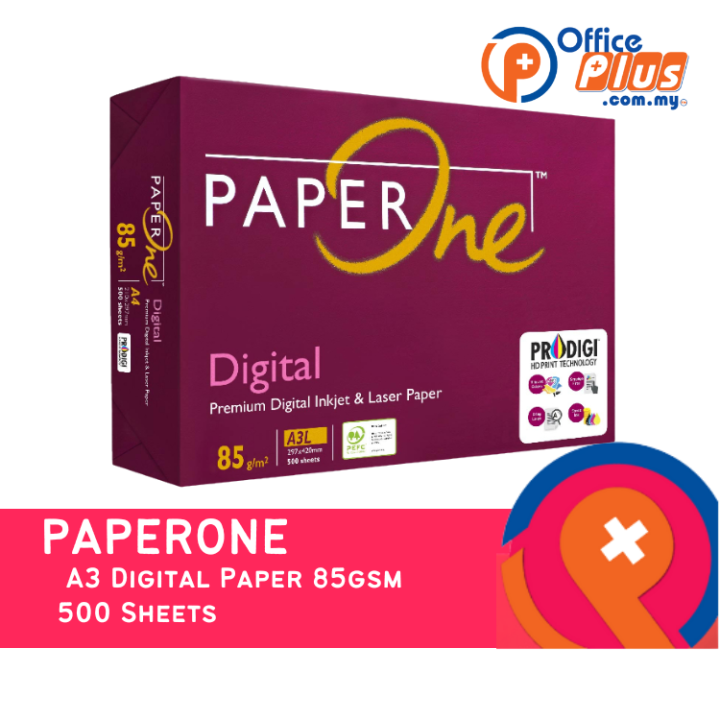 Paperone A3 Digital Paper 85gsm 500 Sheets Lazada