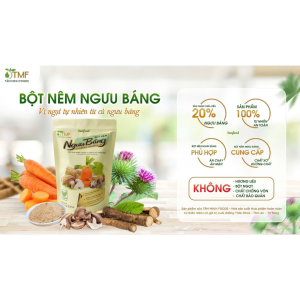 Bột nêm ngưu báng Tâm Minh Foods thuần chay rau củ tự nhiên không bột ngọt