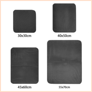 READY STOCK Pet Cat Double Layer Litter Mats Pads Waterproof Anti Splash Cat Litter Box Pads Honeycomb Carpet