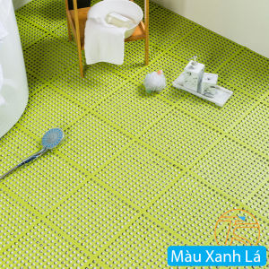 Thảm lót sàn nước chống trơn trượt nhà tắm 30 x 30 cm - Thảm nhựa lót nhà vệ sinh không gây đau chân - Thảm trải sàn toilet - Thảm lót nhà tắm
