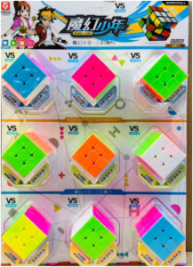 Rubik Loại 3x3 hàng siêu trơn mượt đồ chơi trí tuệ phát triển tư duy cho bé (bán lẻ 1 cái)