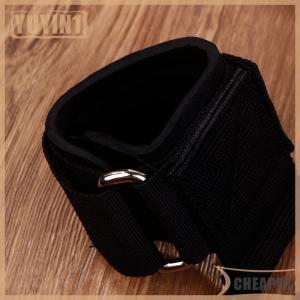 [COD] EHBqna SPORTS สายรัดข้อมือสำหรับออกกำลังกายสีดำตะขอเหล็กแข็งแรงปรับได้สายรัดยกน้ำหนักสำหรับฝึกออกกำลังกายในยิม