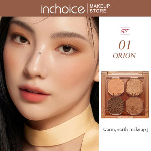 Eyeshadow Palette Waterproof Long lasting 4 Shades Cute size Travel-friendly Shimmer Matte Nude Eye Makeup