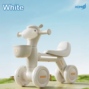 HOMIE Sheep Scooter with (Chinese Song) Music Light Sliding Balance Bike for Kids (1-3 Years Old)