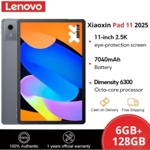 Global ROM Lenovo Xiaoxin 2025 Tablet Pad 11 8+128GB 11inch 2.5K Dimensity 6300 WIFI Android Tablet PC for Online Learning & Entertainment