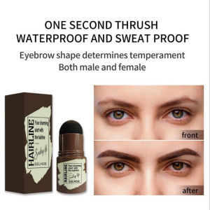 INA Beauty Shop High Quality One Step Eyebrow Stamp Shaping Kit Eyebrow Seal Styling Hairline Eyebrow Powder Repair Brow Print Styling 10 Templates Makeup Kit