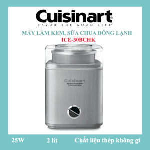 Máy Làm Kem và Sữa Chua Đông Lạnh Cuisinart ICE-30BCHK 2 Lít 25W Tiện Dụng