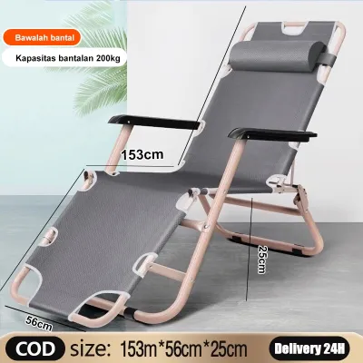 Kursi Malas Tempat Tidur Lipat Dengan Kasur Kursi Santai Ranjang Lipat Kursi Tidur Kantor