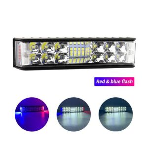Lampu Tembak Light Bar 24 SMD Strobo Kiri Kanan Alumunium Housing