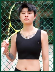Pullover Chest Binder No Metal Flat Breast Binder Breathable Trans Binder Cosplay Crop Top For Woman