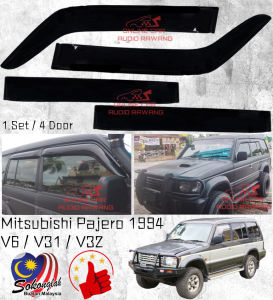 Mitsubishi Pajero V6 / V31 / V32 1994 Door Visor - 1set / 4pcs