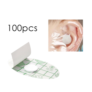 100pcs Disposable Baby Bath Ear Cover Waterproof Baby Ear Protector Newborn Swimming Protect Patch