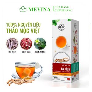 Trà Ba Kích Chống Xuất Tinh Sớm Tăng Thời Gian Quan Hệ Cho Nam Hộp 20 Gói Lọc Tiện Dụng - Mevina-Store