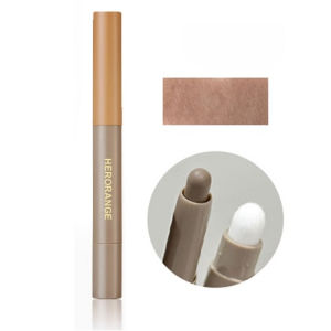 【Retouching A Cartoon Face】Double-head Contour Pen 2 in 1 Highlighter and Contour Stick Waterproof Natural Matte Nose Shadow Brightening Makeup