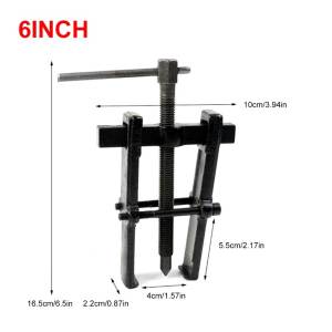 เหล็กดูดลูกปืน 2 ขา Two Jaws Gear Puller เครื่องถอดตลับลูกปืนเกลียวแยกอุปกรณ์ยกเครื่องซ่อมซ่อมอุปกรณ์ทำมือ ตัวถอดลูกปืน ​ก้านแข็ง ถอดปรับได้